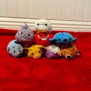 Disney Tsum Tsum Baymax, Anger, Stitch, Genie, Simba, Ursula, Bambi, Randall